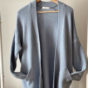 Women Loose Fit Cardigan with Pockets